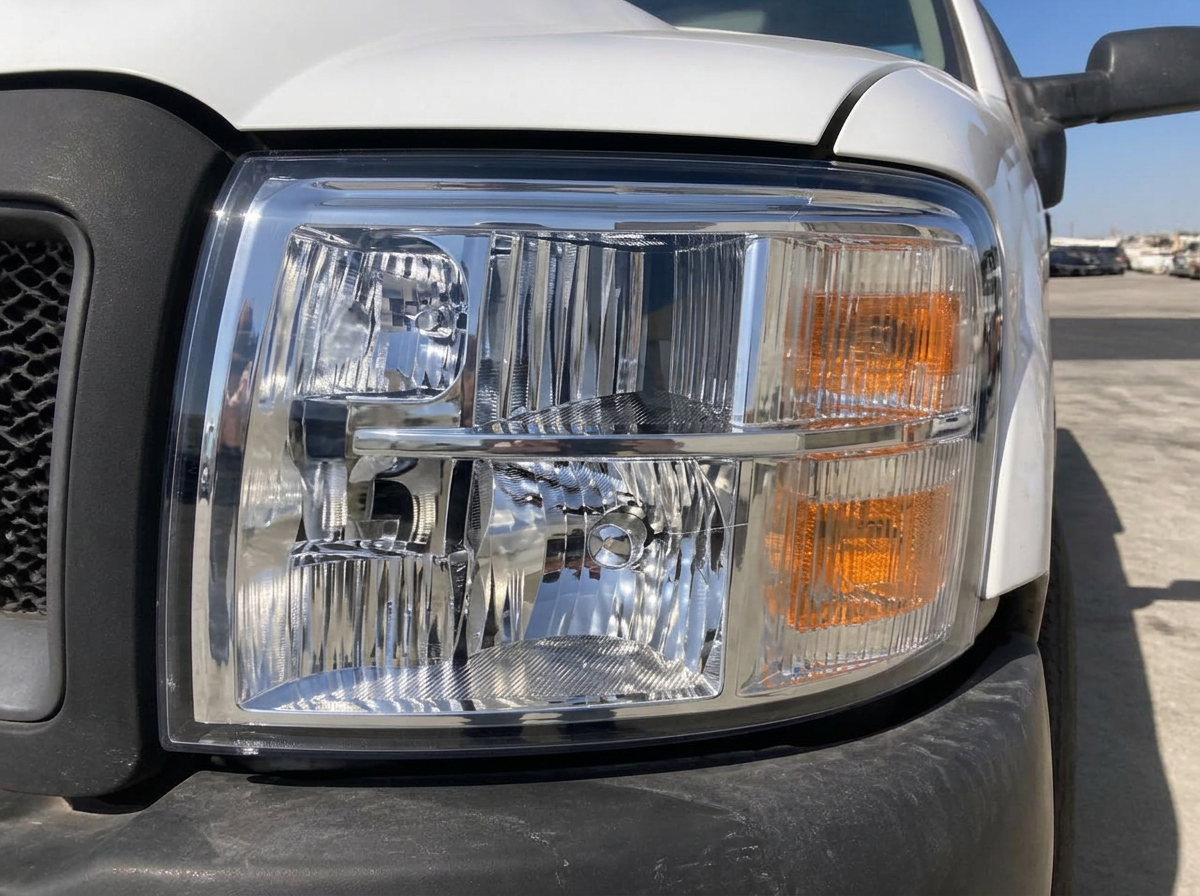Work truck — Fort Worth headlight after restoration